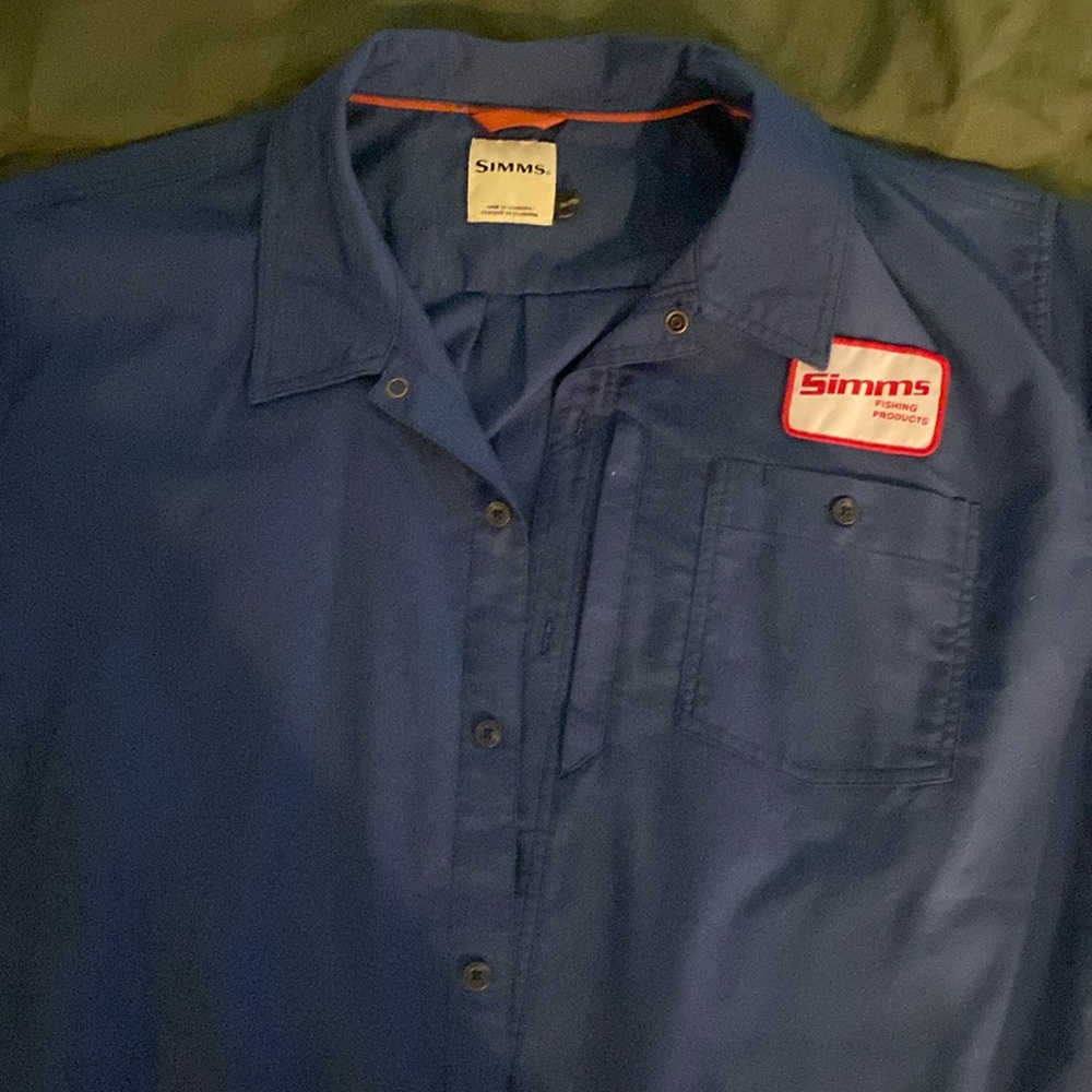 Simms Shop Shirt 3XL navy